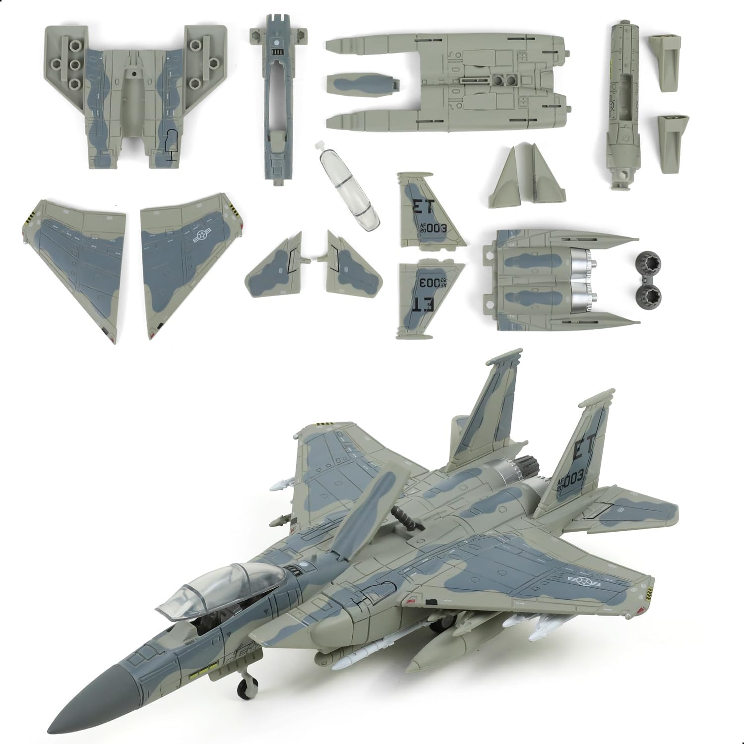 Model Kit Ixchel - 1/72 F-15EX Eagle II Caça Aéreo