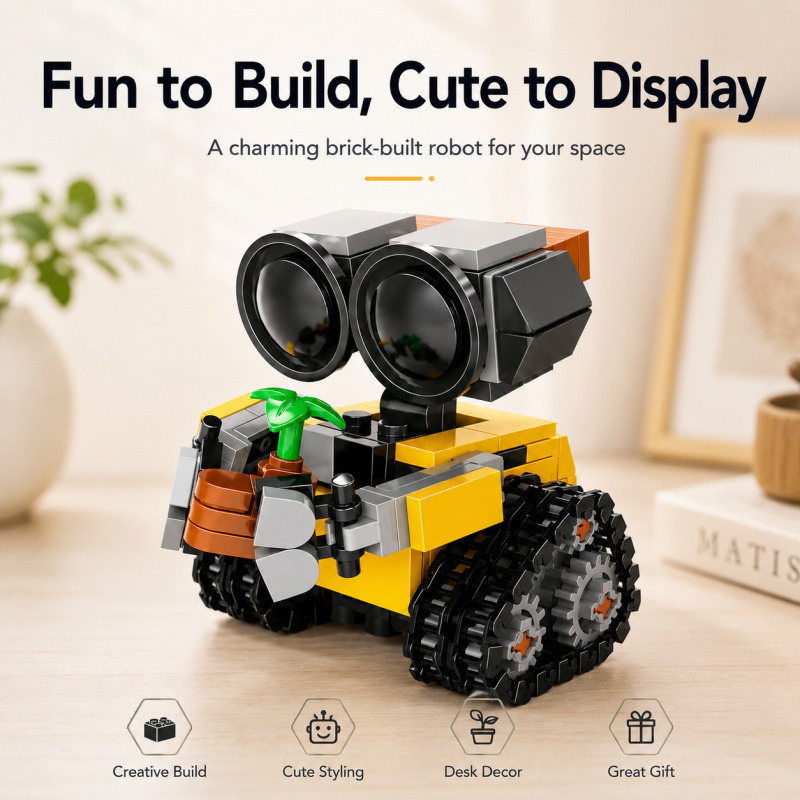 Model Kit Accessories - Conjunto de Blocos de Montar Mini