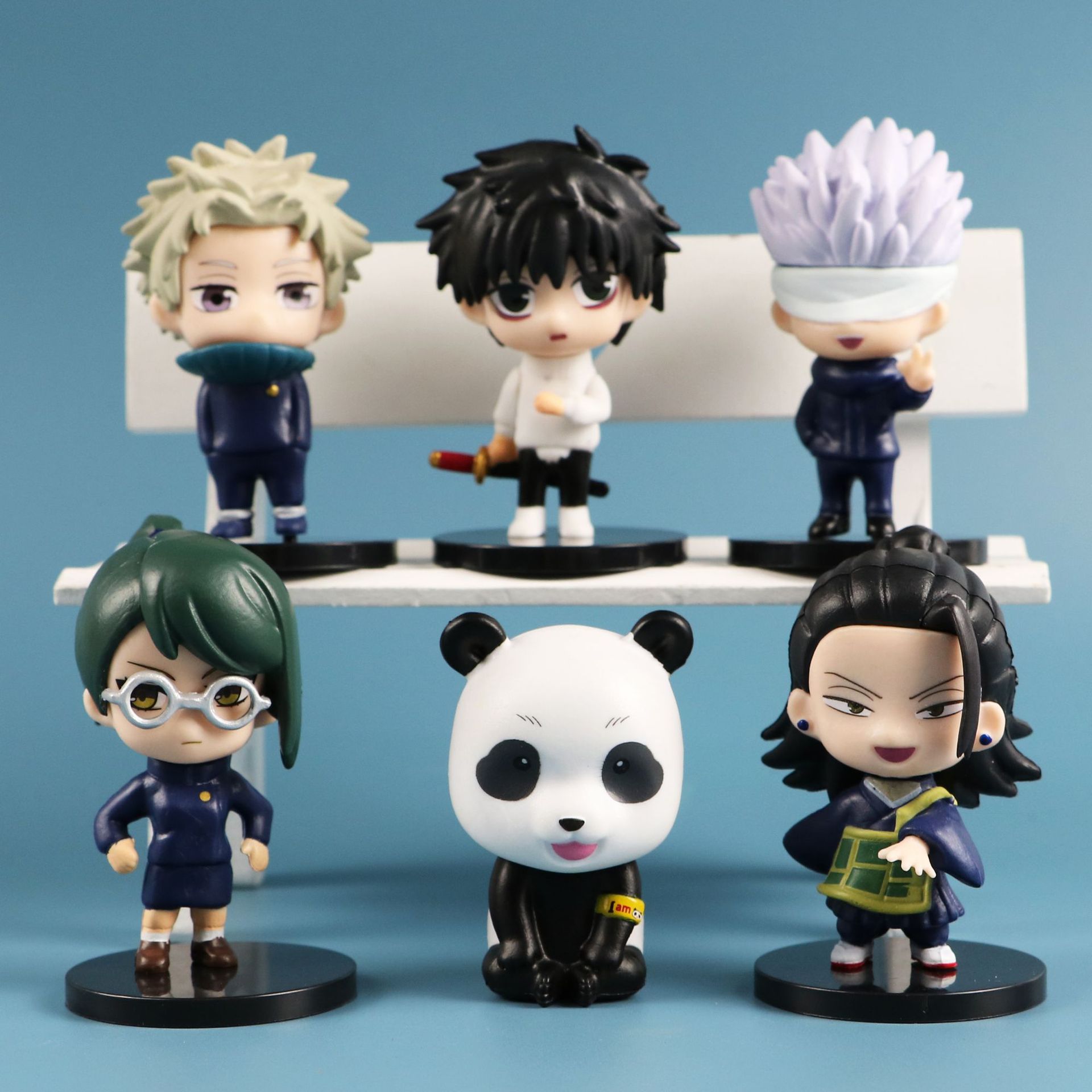Model Kit Jujutsu Kaisen - 6 pçs/set dos desenhos animados jujutsu