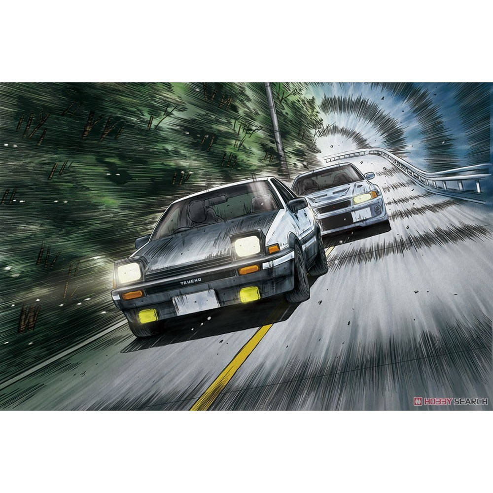 Model Kit Initial D - Modelo de montagem pré-fabricado Aoshima-05954-A 1/24