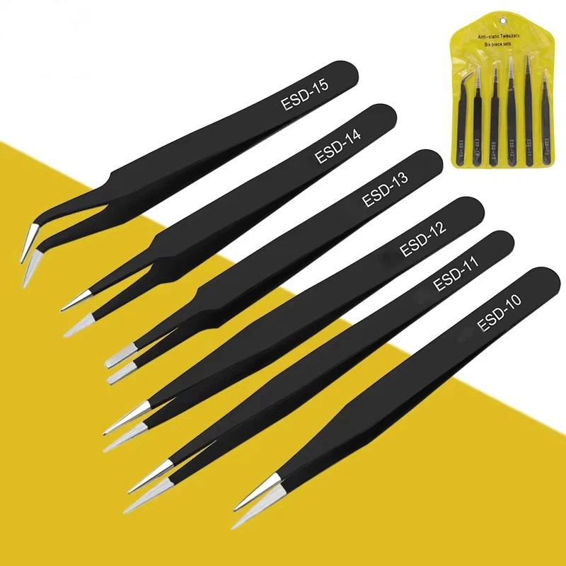 Model Kit Nippers - Conjunto de pinças antiestáticas de aço