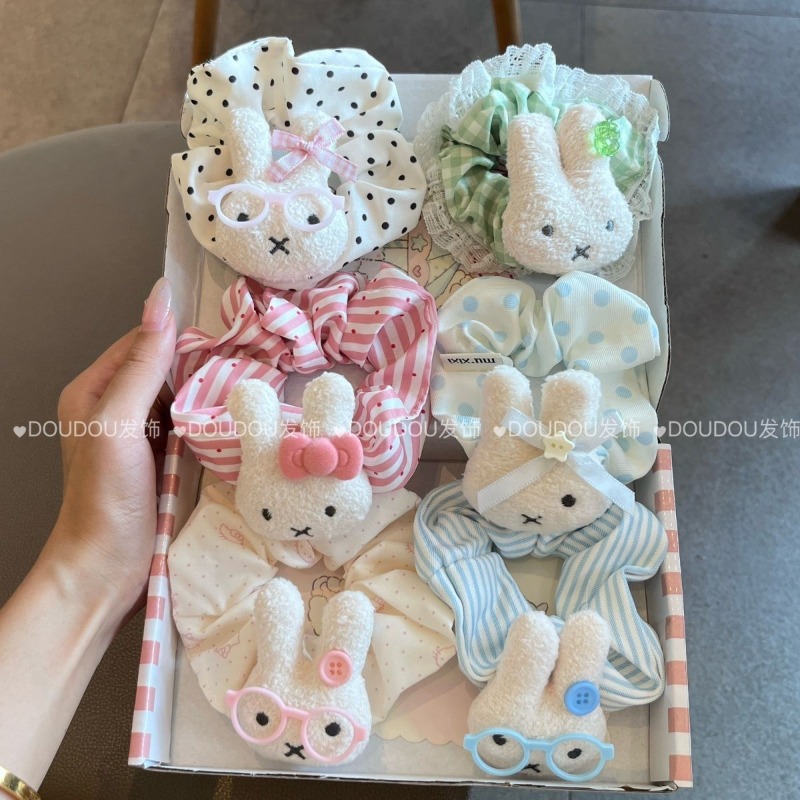 Model Kit Accessories - Novo Elástico de Cabelo Miffy Fofo,