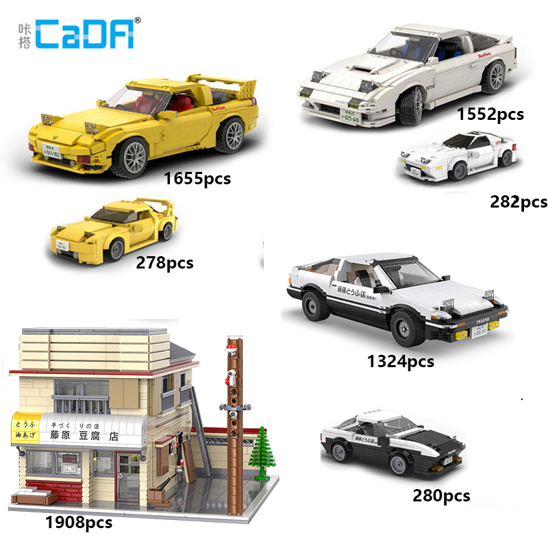 Model Kit Initial D - Cada Modelo de Carro de Corrida