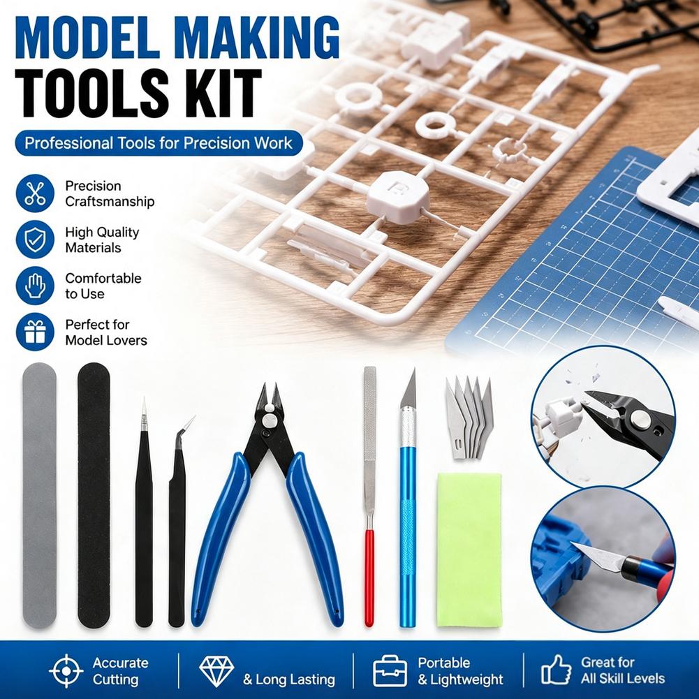 Model Kit Nippers - Kit de Ferramentas para Modelismo de