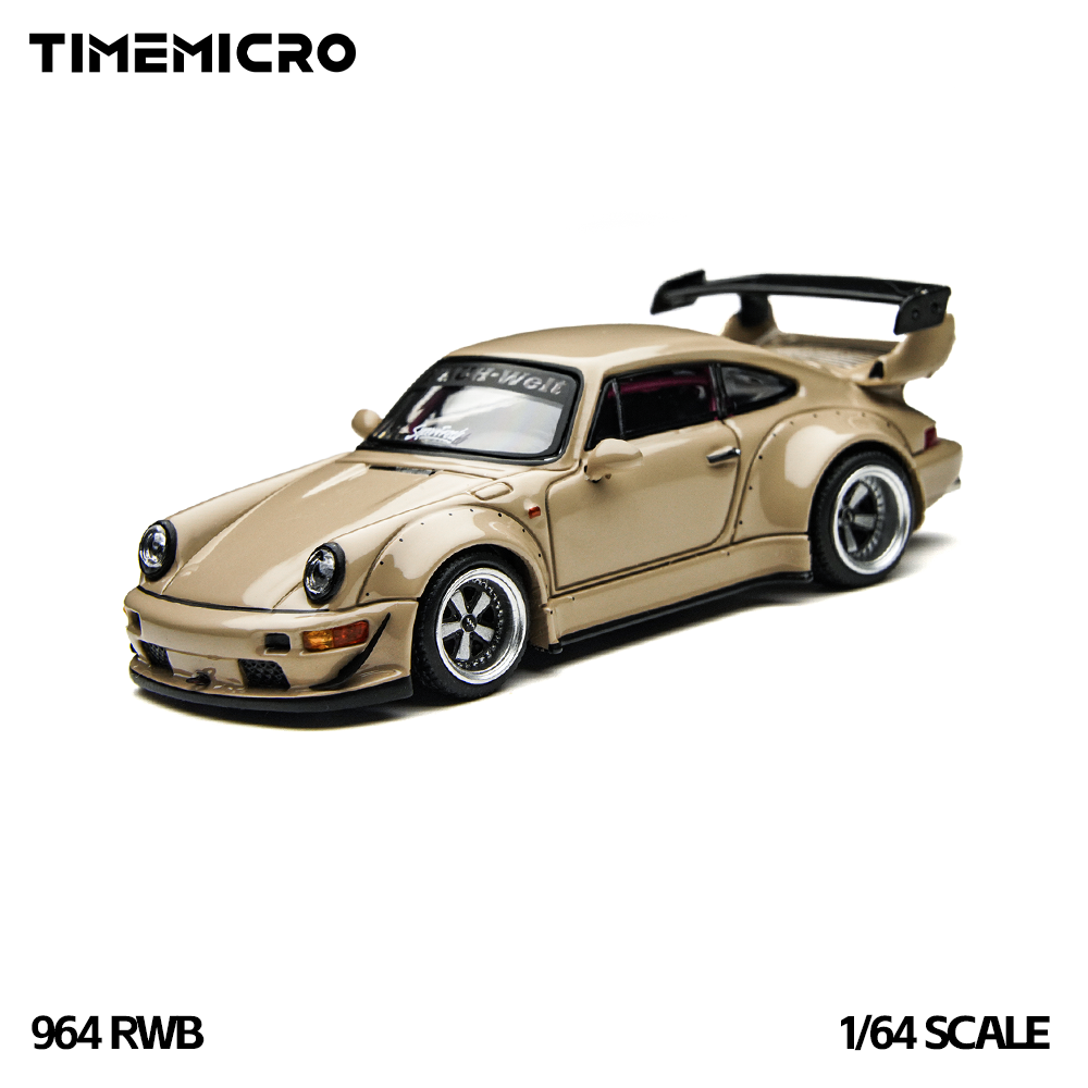 Model Kit Car - TimeMicro1:64 RWB 964 Bege - Conjunto