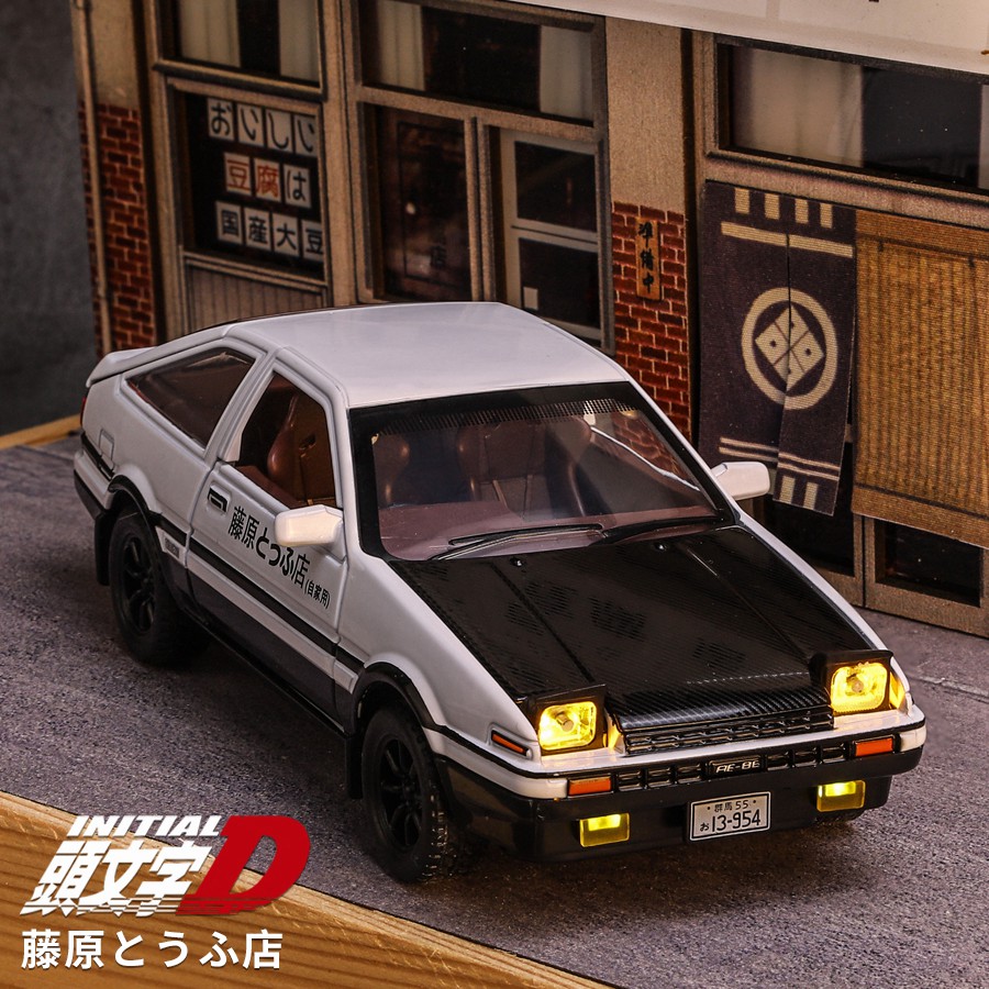 Model Kit Initial D - 1/32 inicial d ae86 carro de