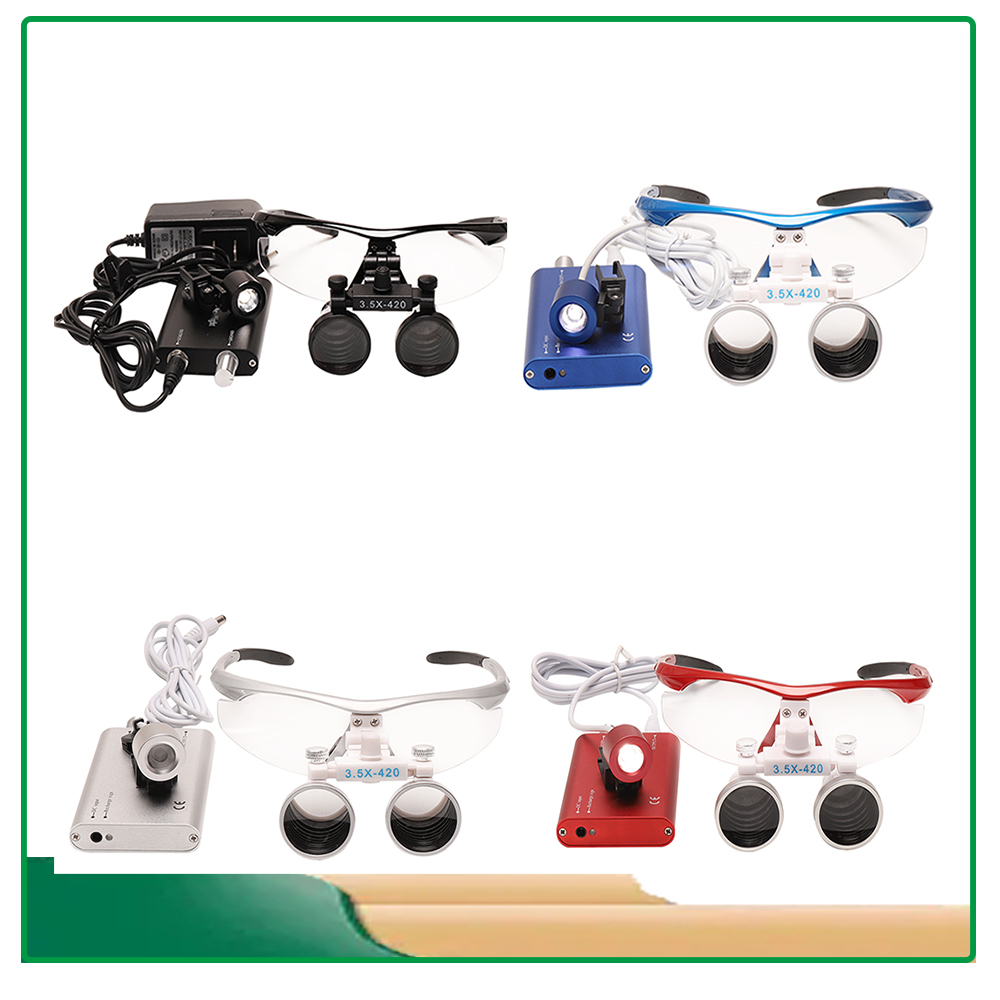 Magnifier With Light - Lupas 3.5x com farol led lupas