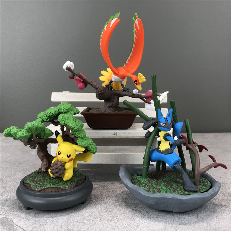 Model Kit Pokemon - Coleção de Bonsai ReMent Pokemon Caixa