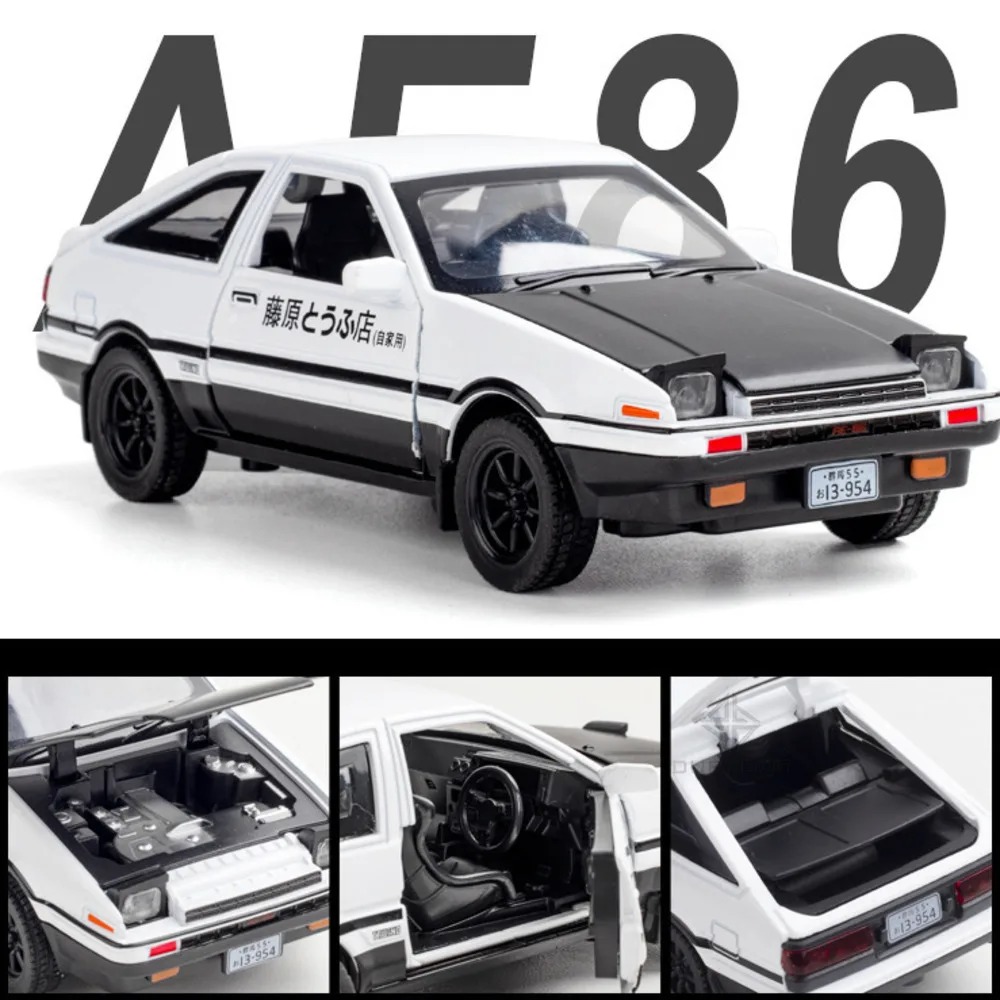Model Kit Initial D - Alloy Diecast Car Model da Inicial
