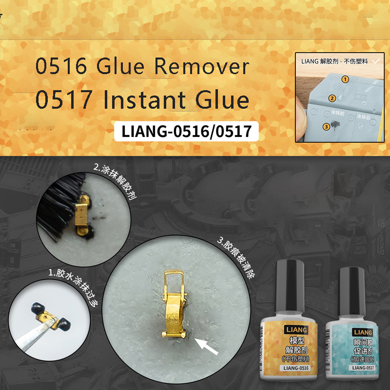 Model Kit Tools - LIANG-0516 Removedor Dispergator LIANG-0517 Acelerador G