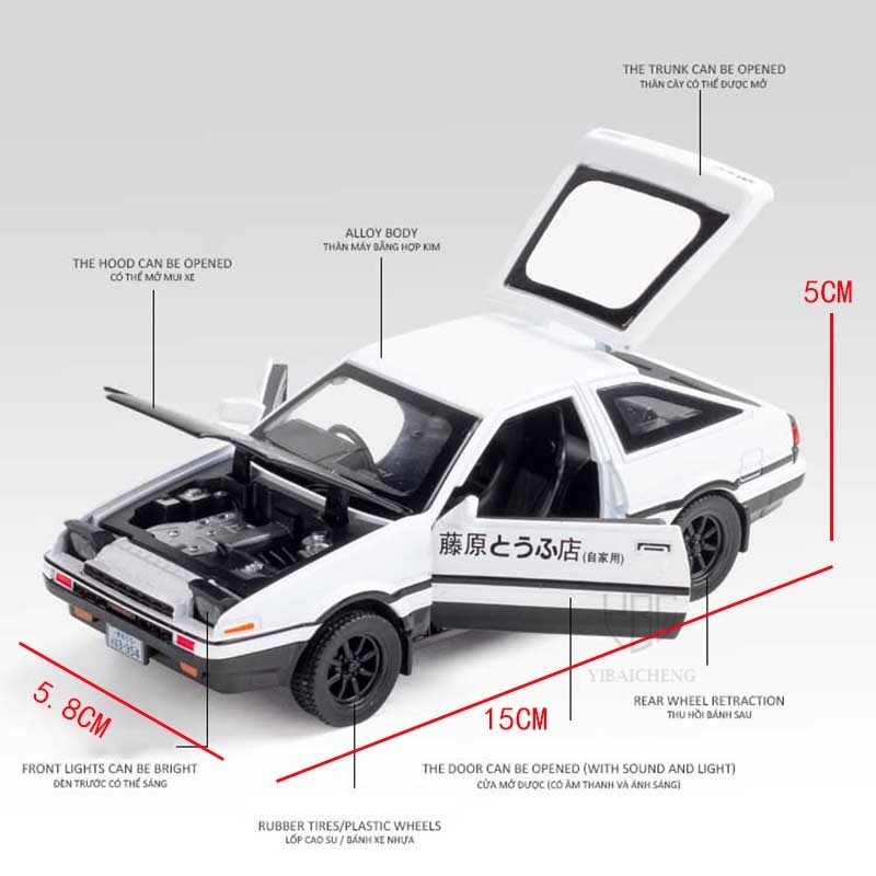 1/32 inicial d ae86 liga model - Model Kit Initial D avaliação e preço