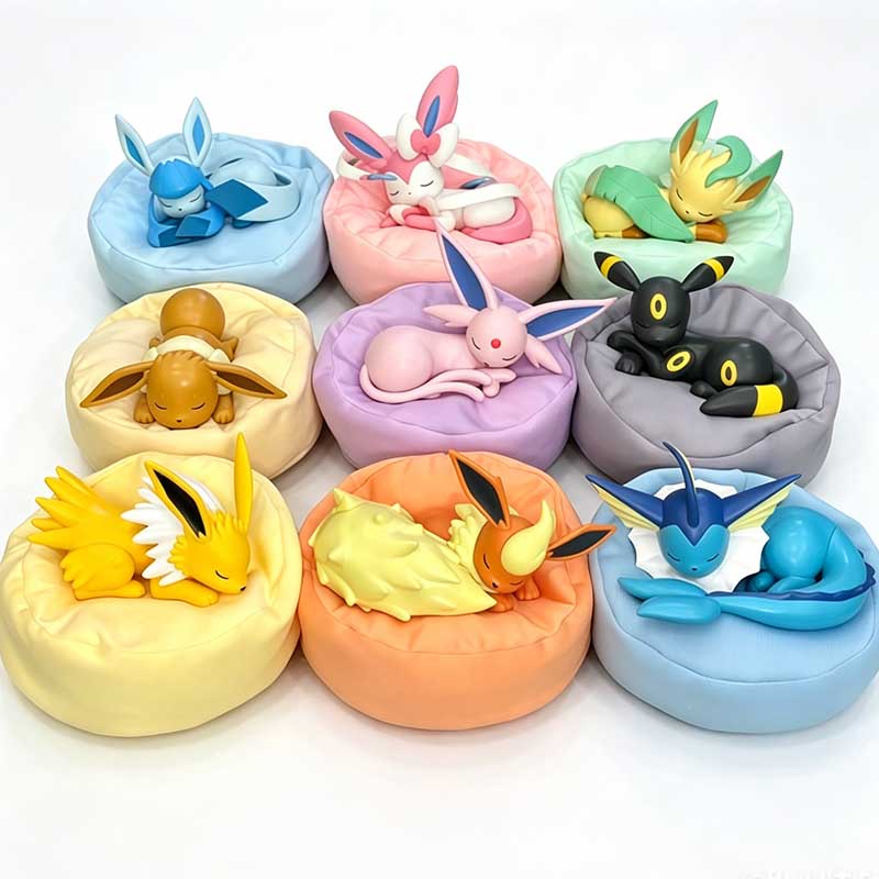 9 peças de Figuras Anime Pokém - Model Kit Pokemon avaliação e preço