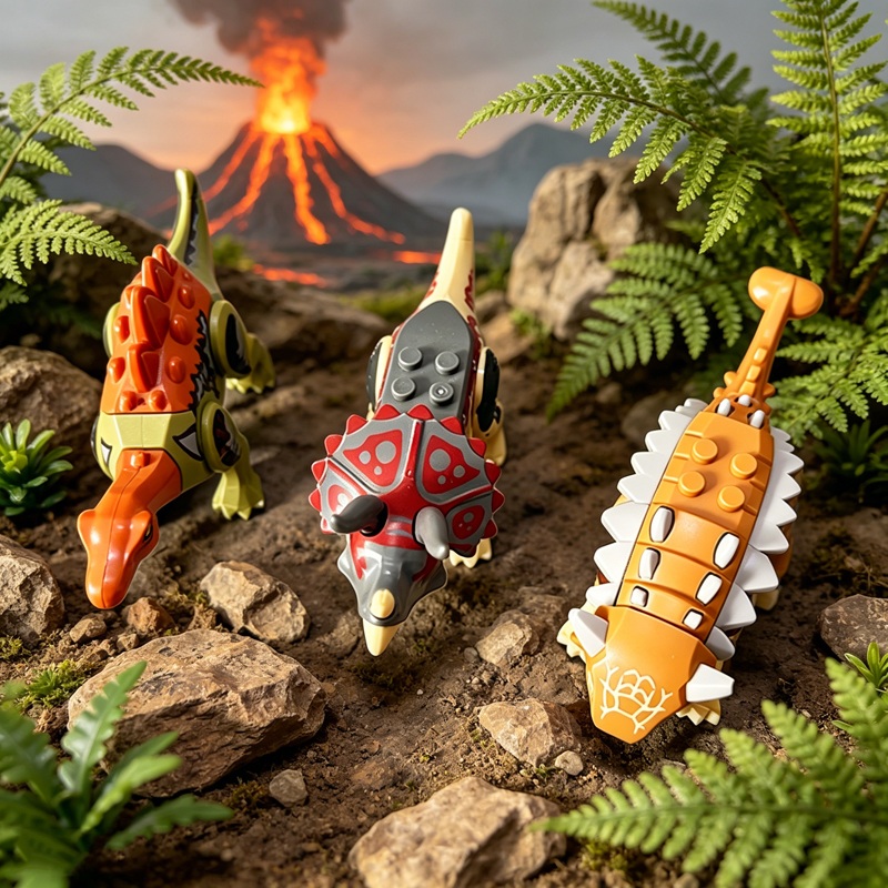Mini Blocos de Montar Dinossau - Model Kit Dinosaur Bandai avaliação e preço
