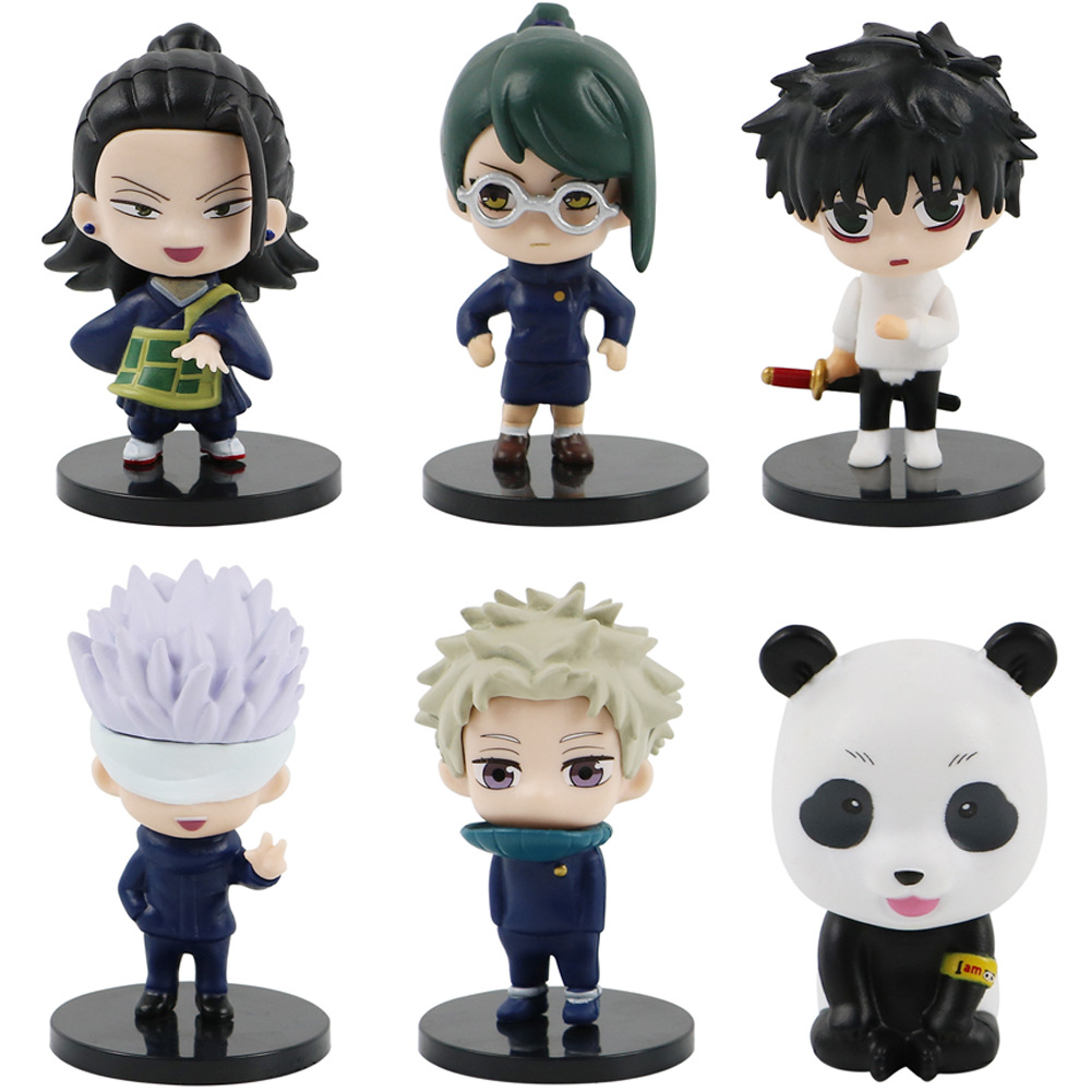 6 pçs/set dos desenhos animado - Model Kit Jujutsu Kaisen avaliação e preço