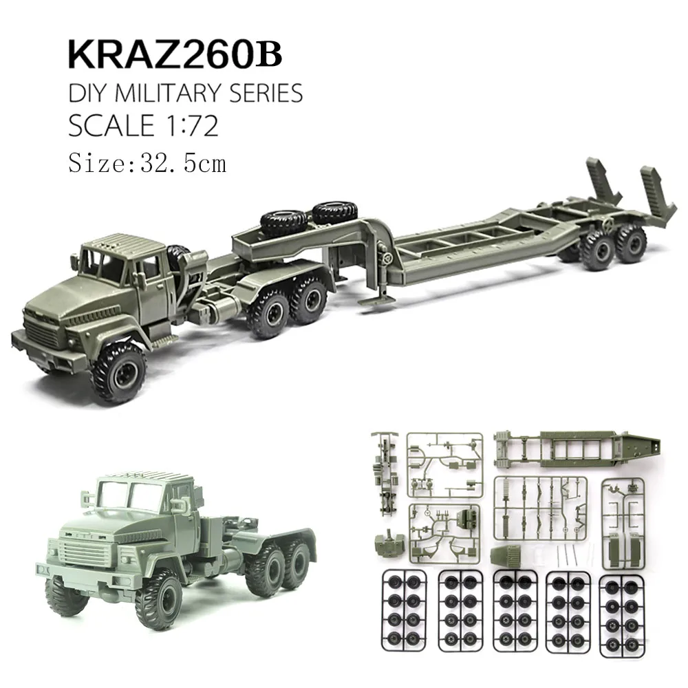 1/72 Ucrânia KRAZ260B Caminhão - Model Kit Ukraine avaliação e preço