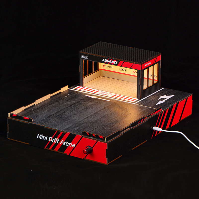 Diorama de Pista de Drift DIY  - Model Kit Car avaliação e preço