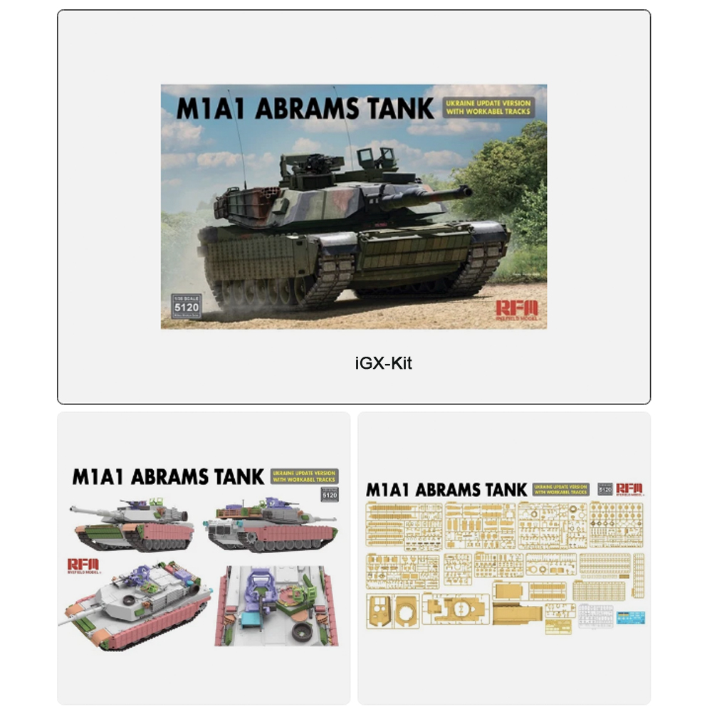 Rye Field 5120 Escala 1:35 M1A - Model Kit Ukraine avaliação e preço