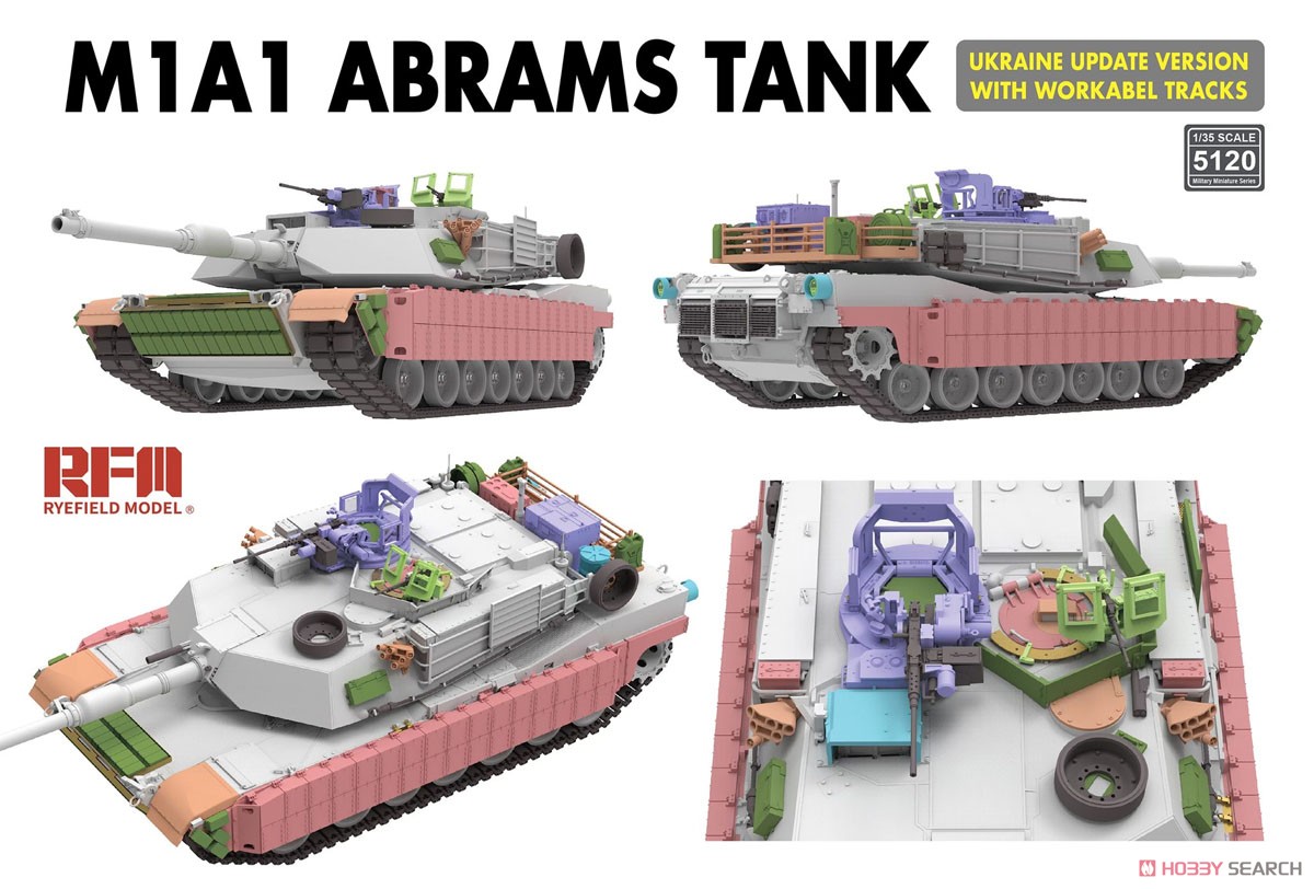 Rye Field 5120 Escala 1:35 M1A - Model Kit Ukraine avaliação e preço