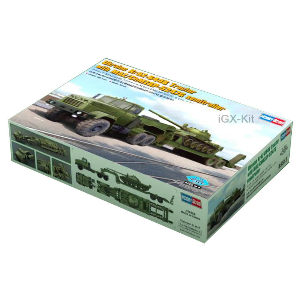 Hobbyboss 85513 Trator KrAZ-64 - Model Kit Ukraine avaliação e preço