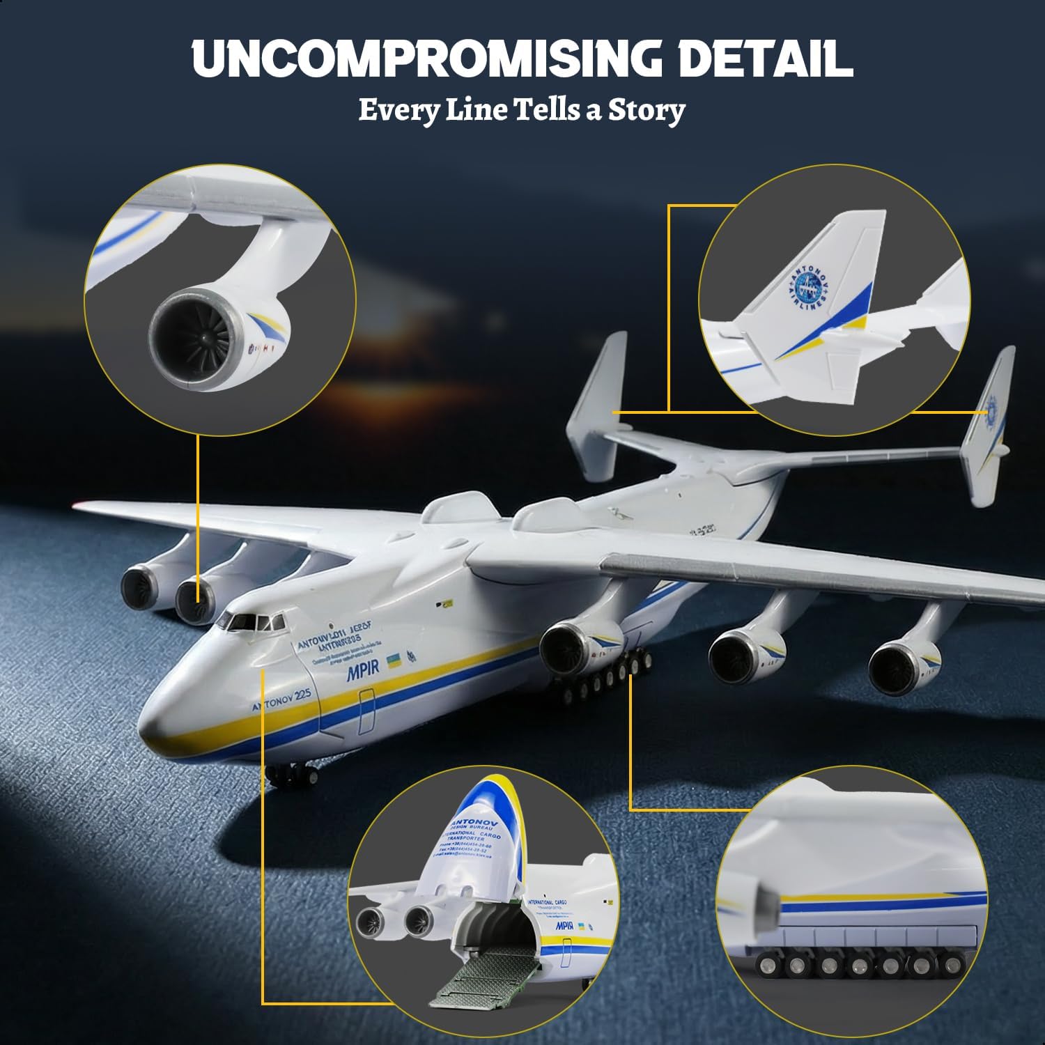 Kit de Modelo de Aeronave Anto - Model Kit Ukraine avaliação e preço